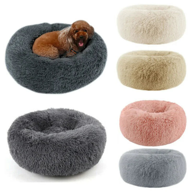 Donut Mand Plush Calming Pet Bed (40 CM - 100CM XXL Version)