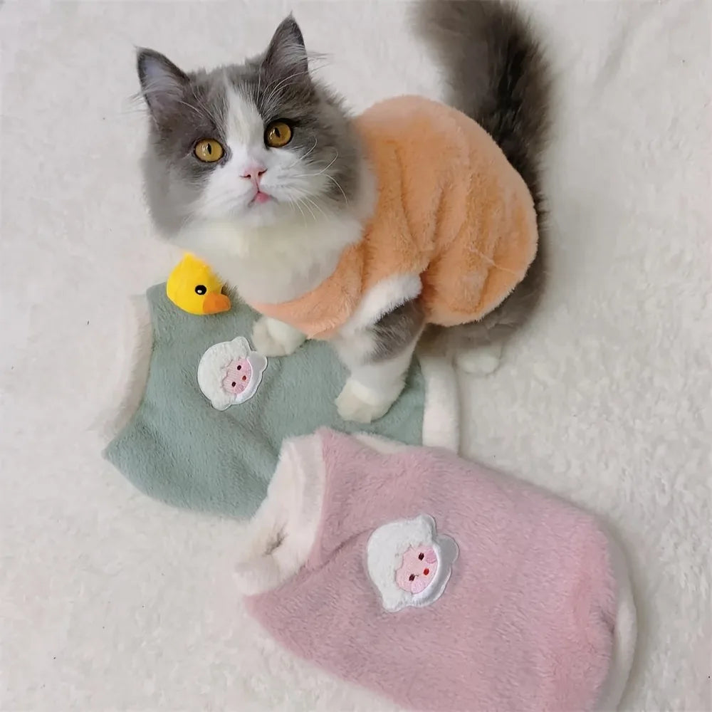 Cats Accessories Pets Warm Kittens Clothes