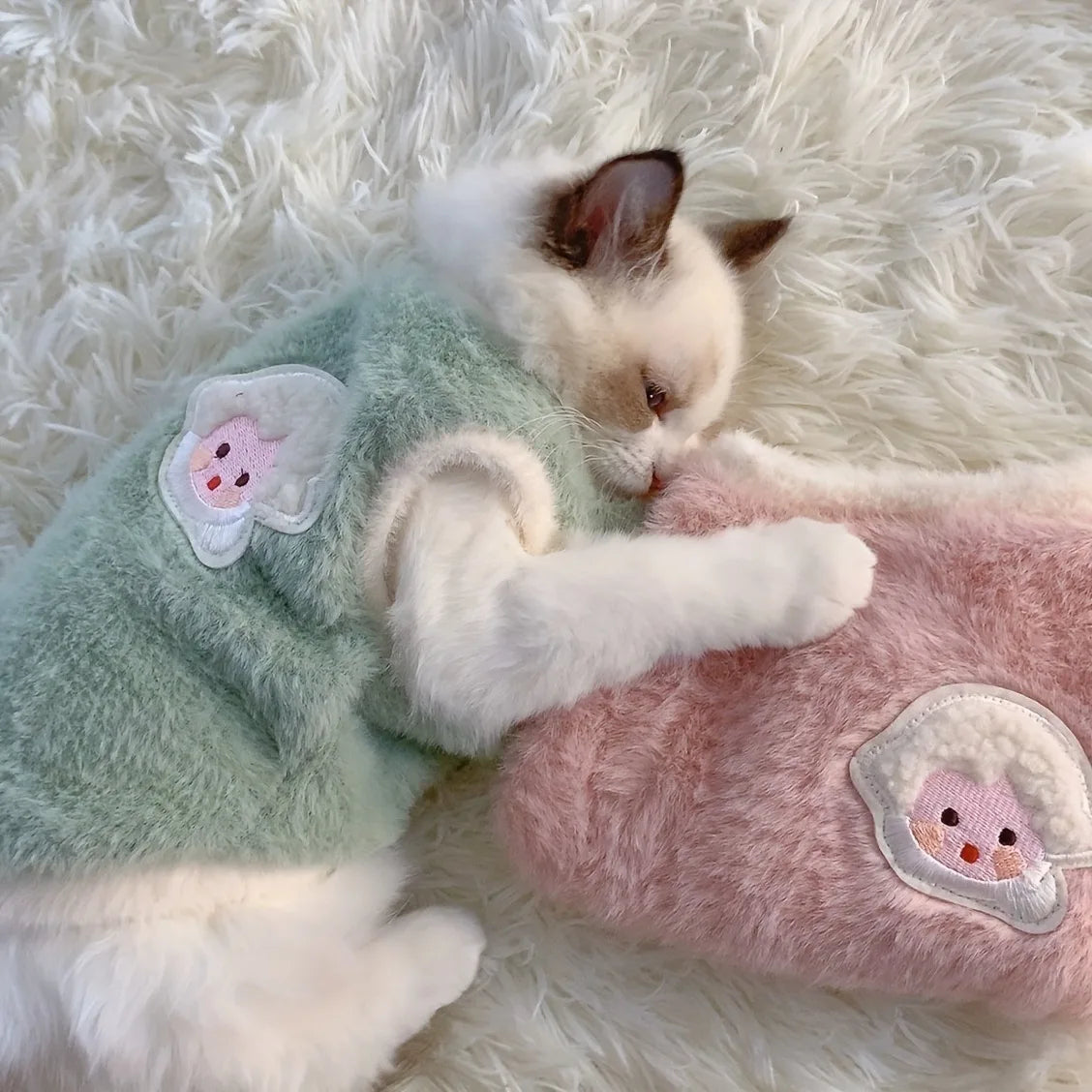 Cats Accessories Pets Warm Kittens Clothes